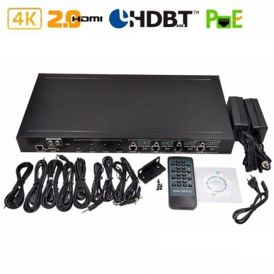 HDMI 2.0 матрица 4x4 с удлинением по UTP с HDBase-T / Dr.HD MA 445 FBT 70